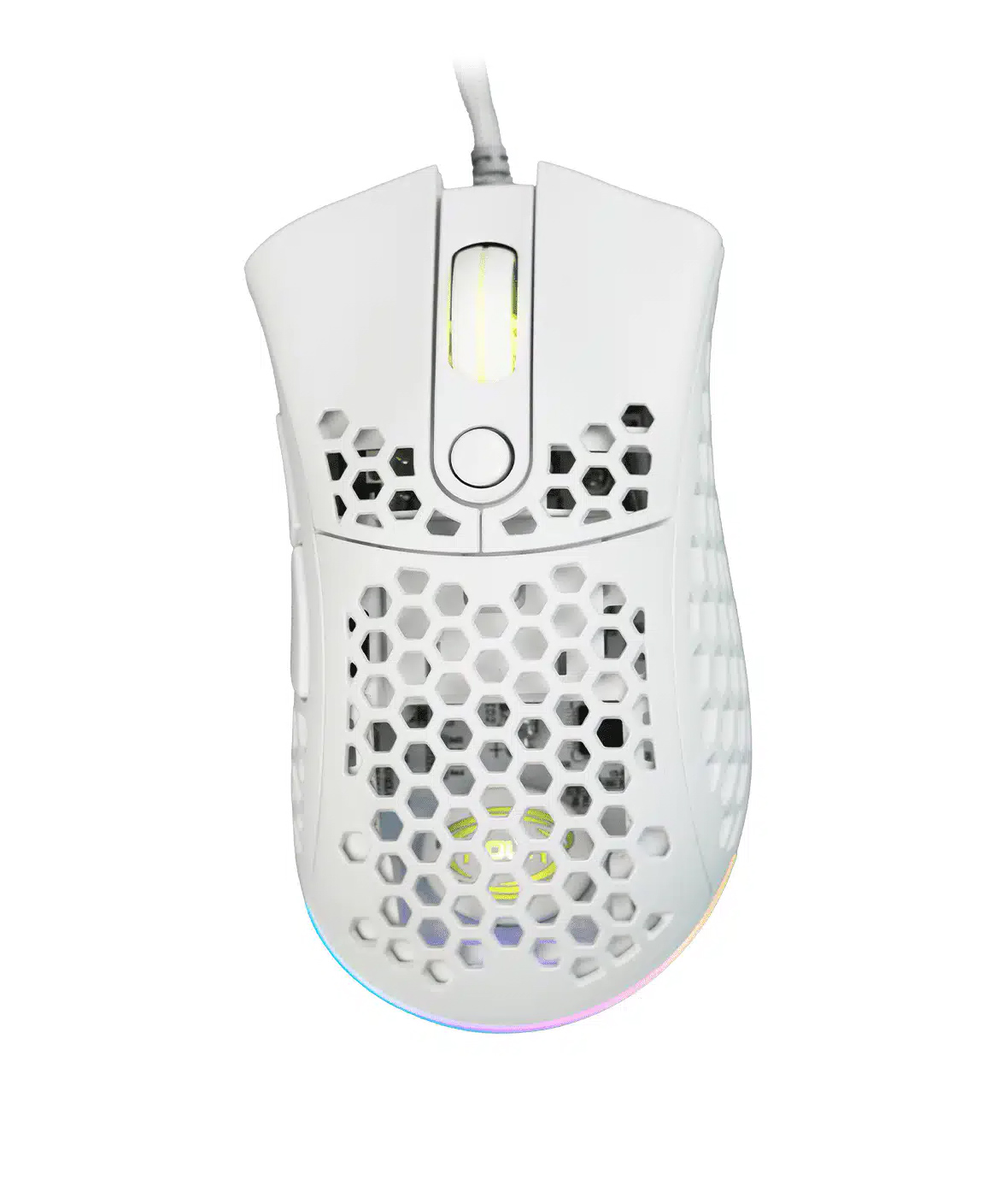 MOUSE USB GAMING MYST M80 WHITE 5 TASTI 10000DPI ILLUMINAZ RAINBOW