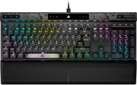 CORSAIR K70 MAX RGB - Tastatur - backlit - USB-C - QWERTZ - Deutsch - Tastenschalter: CORSAIR MGX - Stahlgrau (CH-910961G-DE)