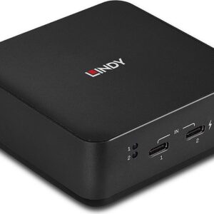 Lindy - KVM-Switch - 4K60 - 2 x KVM/Audio/USB - Desktop (42321)