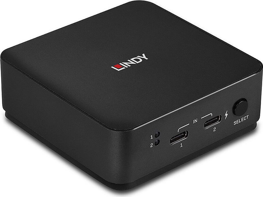 Lindy - KVM-Switch - 4K60 - 2 x KVM/Audio/USB - Desktop (42321)