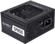 Lian Li SP850 BLACK. Gesamtleistung: 850 W, AC Eingangsspannung: 100 - 240 V, AC Eingangsfrequenz: 50 - 60 Hz. Motherboard Anschlussstecker: 20-pin ATX, Stromkabellänge Motherboard: 30 cm, SATA-Netzkabellänge: 120 mm. Zweck: PC, Stromversorgungseinheit (PSU) Formfaktor: SFX, 80 Plus Zertifizierung: 80 PLUS Gold. Produktfarbe: Schwarz, Gebläsegeschwindigkeit: 1000 - 2800 RPM. Mitgelieferte Kabel: CPU, PCIe, Peripheral (Molex), SATA (SP850B)