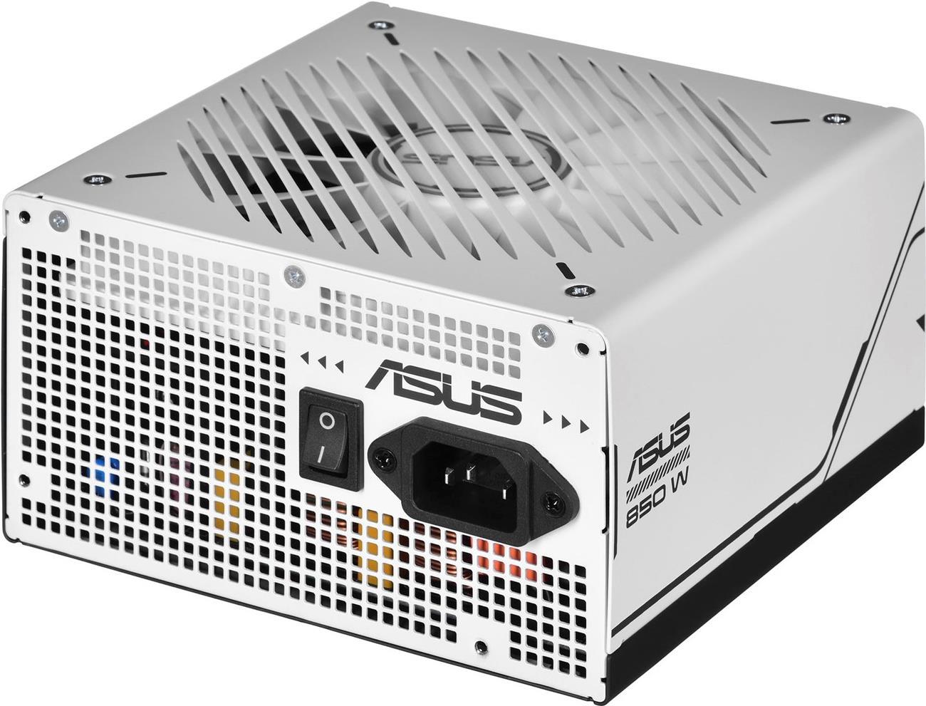 ASUS PRIME - Netzteil (intern) - ATX12V 3,0 - 80 PLUS Gold - Wechselstrom 100-240 V - 850 Watt - aktive PFC - Schwarz, weiß (90YE00U0-B0NB00)