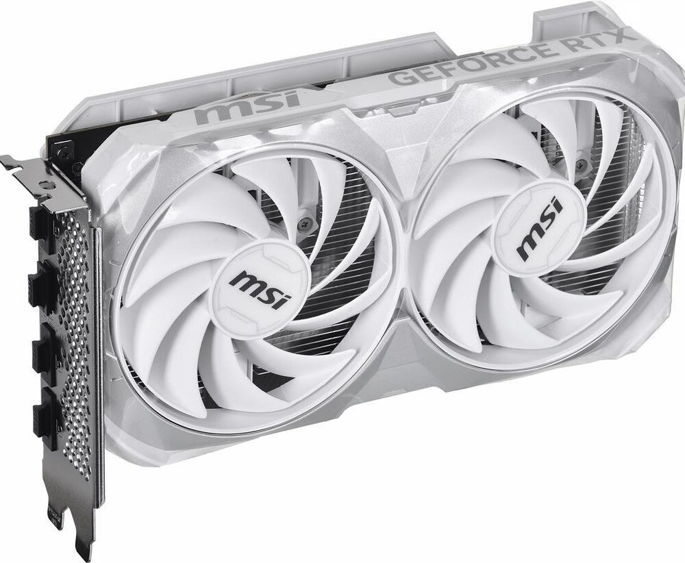 MSI GeForce RTX 4060 VENTUS 2X WHITE 8G OC - GeForce RTX 4060 - 8 GB - GDDR6 - 128 Bit - 7680 x 4320 Pixel - PCI Express 4.0 (RTX 4060 VENTUS 2X WHITE 8GB OC)