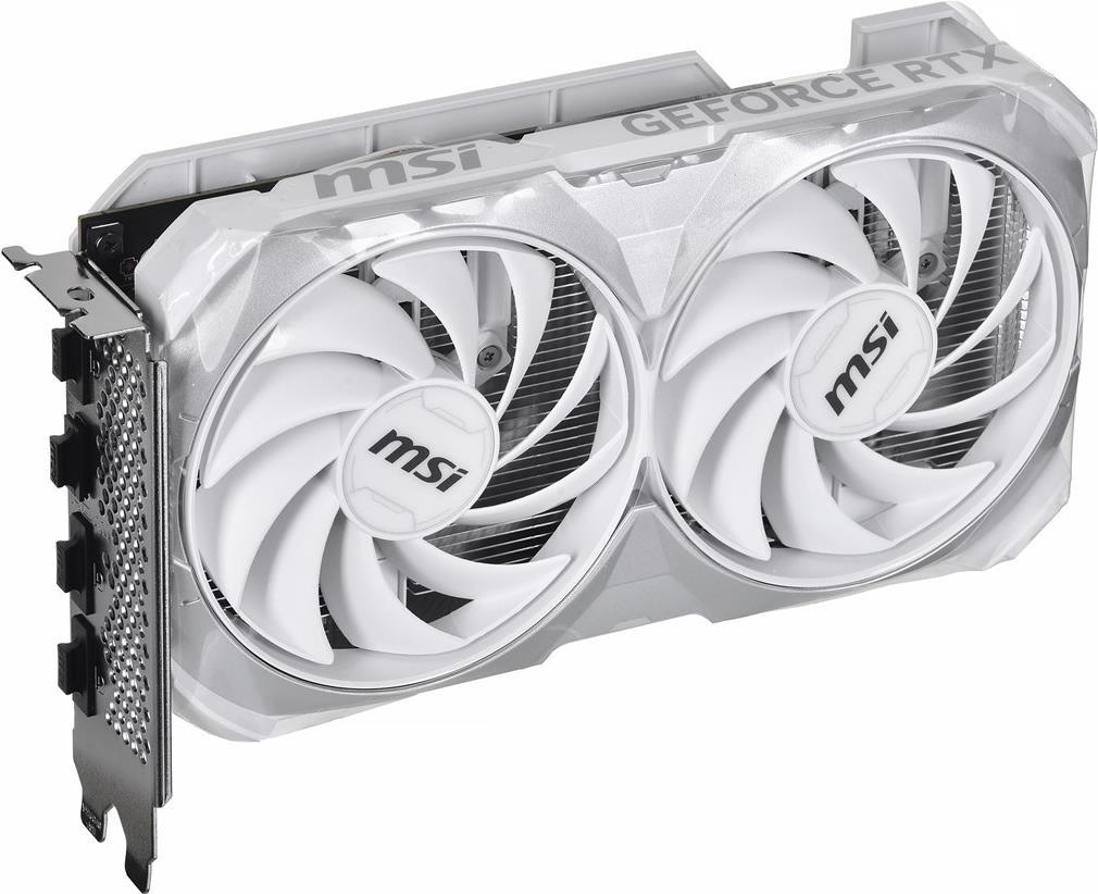 MSI GeForce RTX 4060 VENTUS 2X WHITE 8G OC - GeForce RTX 4060 - 8 GB - GDDR6 - 128 Bit - 7680 x 4320 Pixel - PCI Express 4.0 (RTX 4060 VENTUS 2X WHITE 8GB OC)