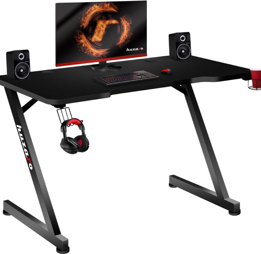 Huzaro Hero 2.5 - Gerade - Rechteckige Form - PVC - Aluminium - Gaming - Karbonfaser (HZ-Hero 2.5)