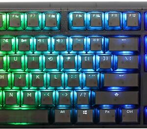 Ducky One 3 Aura Black Gaming Tastatur, RGB LED - MX-Speed-Silver (US) (DKON2108ST-PUSPDABAAAC1)