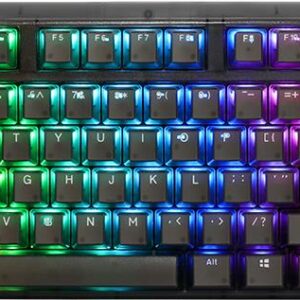 Ducky One 3 Aura Black TKL Gaming Tastatur, RGB LED - MX-Blue (US) (DKON2187ST-CUSPDABAAAC1)