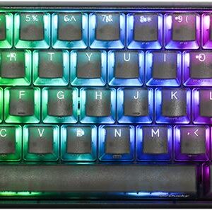 Ducky One 3 Aura Black Mini Gaming Tastatur, RGB LED - Kailh Jellyfish Y (US) (DKON2161ST-FUSPDABAAAK1)