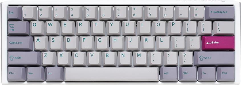 Ducky One 3 Mini - Mini - Kabelgebunden - USB - Mechanischer Switch - RGB-LED - Grau (DKON2161ST-PDEPDMIWHHC2)