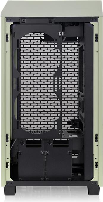 Thermaltake The Tower 200 - MT - Mini-ITX - Seitenteil mit Fenster (gehärtetes Glas) - keine Spannungsversorgung (ATX) - Matcha Green - USB/Audio (CA-1X9-00SEWN-00)