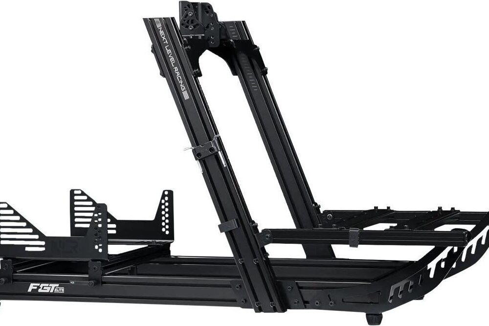 Next Level Racing F- GT Lite FRONT & SIDE MOUNT EDITION - Cockpit-Rahmen für Rennsimulator - Aluminium, Kohlenstoffstahl (NLR-E033)