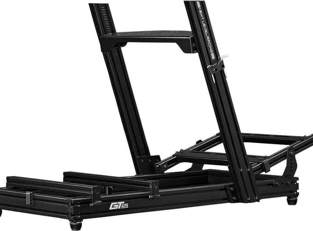 Next Level Racing GT Lite Wheel Plate Edition - Cockpit-Rahmen für Rennsimulator - Aluminium, Kohlenstoffstahl (NLR-E028)