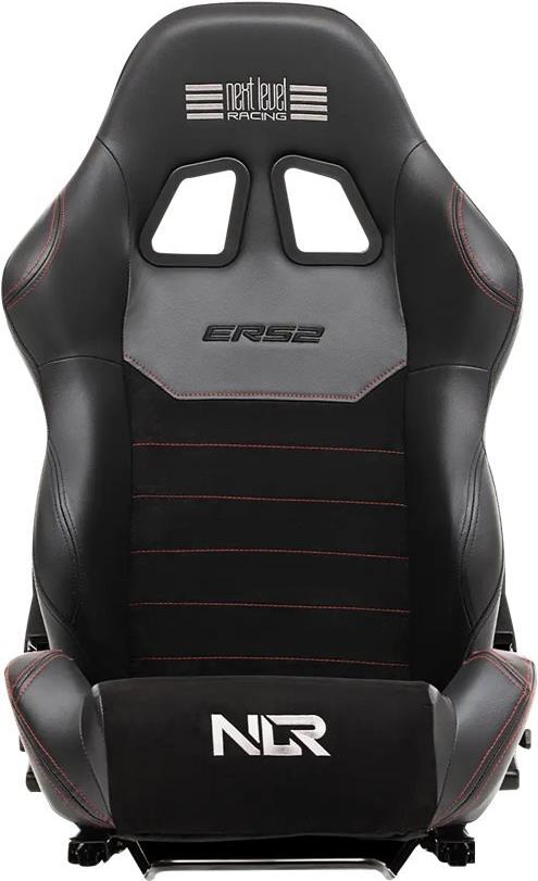 Next Level Racing ELITE SERIES ERS 2 - Racing simulator cockpit seat - Liegesessel - Armlehnen - Wildleder, Kunstleder (thermoplastisches Polyurethan + Polykarbonat (NLR-E045)
