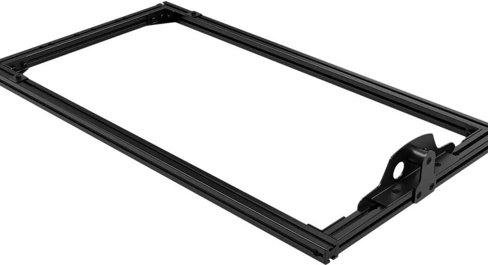 Next Level Racing - Racing simulator cockpit traction adapter frame - Kohlenstoffstahl, premium anodized aluminum - Schwarz (NLR-E044)