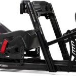 Next Level Racing Racing Flight Seat Pro - Flugzeug-Sitz für den heimischen Simulator - für alle Arten von Sim-Luftfahrt geeignet - mit Gurten und Fussauflage - integrierte Rollen (NLR-S033)
