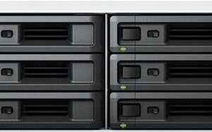 Synology RackStation RS2423RP+ NAS Rack (2U) Ryzen Embedded V1780B 8 GB DDR4 72 TB HDD DiskStation Manager Schwarz (RS2423RP+ + 12X HAT3300-6T)