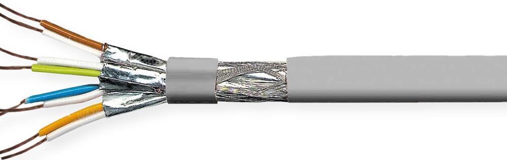 VALUE S/FTP-(PiMF-)Kabel, Kat.8 (Class I), Massivdraht, AWG22, LSOH, 100 m, grau, 100 m (21.99.1800)