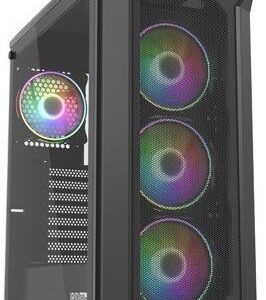 Genesis Gehäuse IRID 505 ARGB V2 mit Sichtfenster schwarz (NPC-1518)