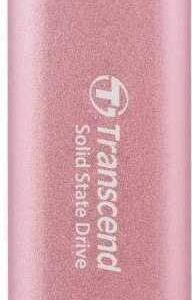 Transcend ESD310P - SSD - 1TB - extern (tragbar) - USB 3,2 Gen 2x1 (USB-C Steckverbinder) - pink (TS1TESD310P)