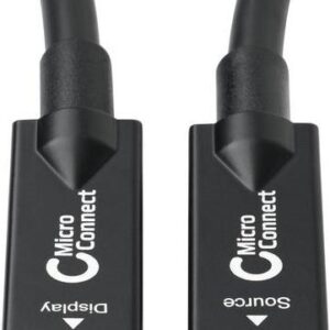 MicroConnect - USB-Kabel - 24 pin USB-C (M) zu 24 pin USB-C (M) - USB 3,2 Gen 2 - 15,0m - Schwarz (USB3.2CC15OP)