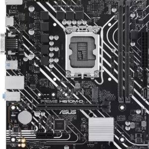 ASUS PRIME H610M-D - Motherboard - micro ATX - LGA1700-Sockel - H610 Chipsatz - USB 3,2 Gen 1 - Gigabit LAN - Onboard-Grafik (CPU erforderlich) - HD Audio (8-Kanal) (90MB1G80-M0EAY0)