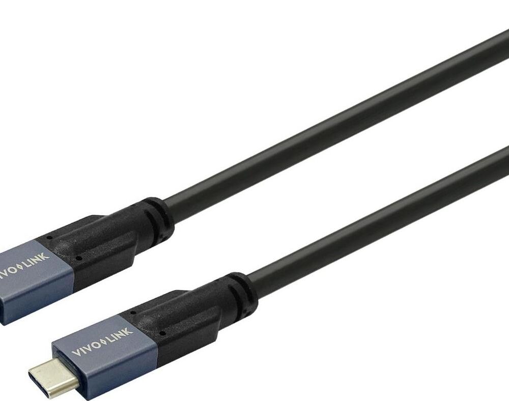 Vivolink PROUSBCMM6 USB Kabel 6 m USB 3.2 Gen 2 (3.1 Gen 2) USB C Schwarz (PROUSBCMM6)