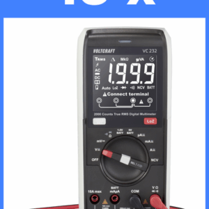 VOLTCRAFT VC232 Hand-Multimeter digital CAT III 600 V Anzeige (Counts): 2000 (2576860x13)