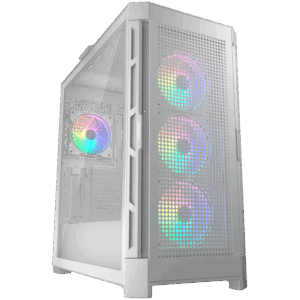 COUGAR Gaming Duoface Pro RGB - Midi Tower - PC - Weiß - ATX - EATX - micro ATX - Mini-ITX - SSI CEB - Metall - Gehärtetes Glas - Gaming (4710483775352)