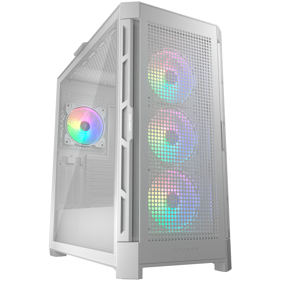 COUGAR Gaming Duoface Pro RGB - Midi Tower - PC - Weiß - ATX - EATX - micro ATX - Mini-ITX - SSI CEB - Metall - Gehärtetes Glas - Gaming (4710483775352)