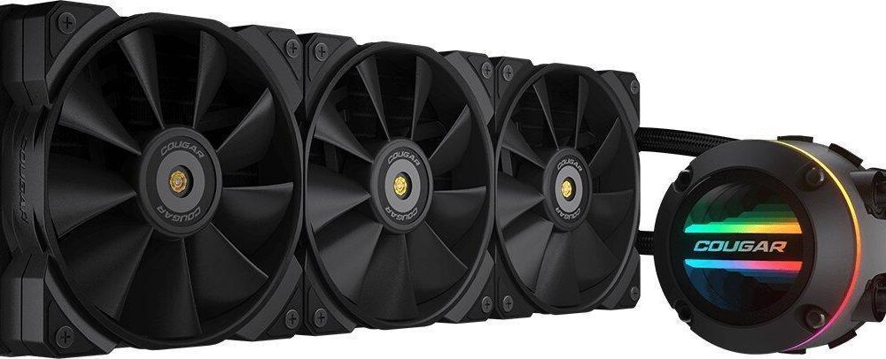 Cougar 3MAQS360.0001 Computerkühlsystem Prozessor Flüssigkeitskühlung 12 cm Schwarz 1 Stück(e) (CGR-POSEIDON GT 360)