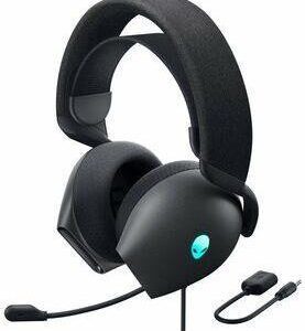 Dell Alienware Kabelgebundenes Gaming-Headset AW520H Over-Ear, mit Mikrofon, Dark Side of the Moon, Geräuschunterdrückung (545-BBFH)