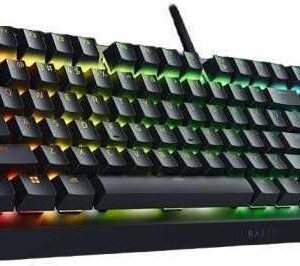 Mechanische Gaming-Tastatur Razer BlackWidow V4 X, gelber Schalter, US-Lieferung, kabelgebunden, Schwarz (RZ03-04701800-R3M1)