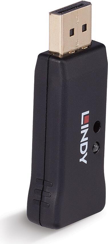 Lindy 32118 - 7680 x 4320 Pixel - 800 x 600,1024 x 768,1280 x 1024,1280 x 720,1280 x 960,1366 x 768,1600 x 1200,1680 x 1050,1920 x... - 32,4 Gbit/s - 2.0 Kanäle - LPCM - Schwarz (32118)