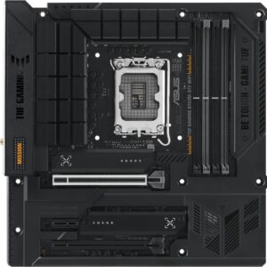 ASUS TUF GAMING B760M-BTF WIFI - Motherboard - micro ATX - LGA1700-Sockel - B760 Chipsatz - USB 3,2 Gen 1, USB 3,2 Gen 2, USB-C 3,2 Gen 2x2, USB-C 3,2 Gen 1 - 2,5 Gigabit LAN, Wi-Fi 6, Bluetooth - Onboard-Grafik (CPU erforderlich) - HD Audio (8-Kanal) (90MB1G50-M0EAY0)