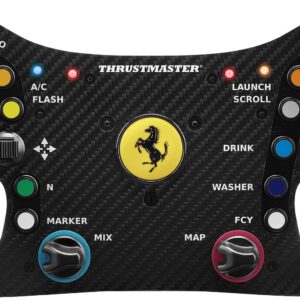 Thrustmaster Ferrari 488 GT3 - Steuerrad - PC - D-Pad - Menü-Taste - Modus-Taste - Schaltfläche Start - Analog / Digital - Kabelgebunden - Schwarz (4060263)