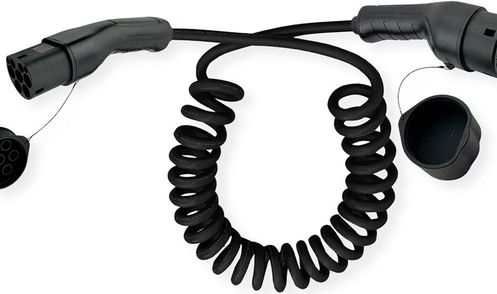 ROLINE EV-Ladekabel Spirale Typ2 3-Ph. 32A 22kW 7.5m - 7,5 m (19.08.0057)
