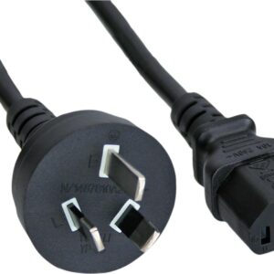 InLine 35er Bulk-Pack Netzkabel Netzstecker Australien auf Kaltgerätestecker C13 - Kabel - Strom/Netzteil - 1,8 m - 3-polig - IEC (B-16652D)