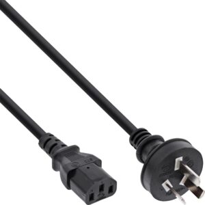 InLine 35er Bulk-Pack Netzkabel Netzstecker China auf Kaltgerätestecker C13 1 - Kabel - Strom/Netzteil - 1,8 m - 3-polig (B-16652F)