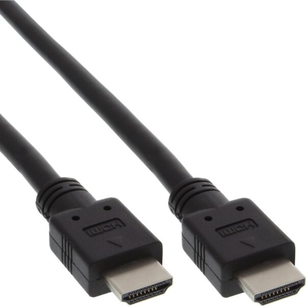 InLine 30er Bulk-Pack HDMI Kabel HDMI-High Speed Stecker Stecker schwarz - Kabel - Digital/Daten - Digital/Display/Video - Video/Analog - 2 m - 19-polig (B-17602E)
