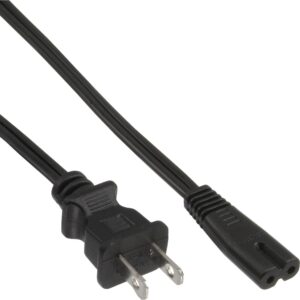 InLine 65er Bulk-Pack Netzkabel Netzstecker USA auf Euro 8 C7 Stecker 1 - Kabel - Strom/Netzteil - 1,8 m - 2-polig (B-16654U)