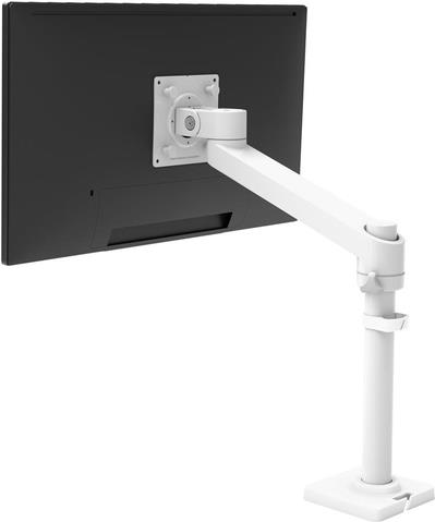Ergotron NX - Befestigungskit (Arm-Einheit, Befestigungsmaterialien, Basis, Stange, Pivot) - für Monitor - weiß - Bildschirmgröße: bis zu 86,4 cm (bis zu 34 Zoll) - Tischmontage (45-669-216)