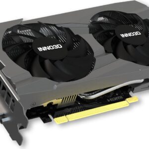 InnoVISION Inno3D GeForce RTX 3050 TWIN X2 OC - Grafikkarten - GF RTX 3050 - 8GB GDDR6 - PCIe 4,0 - DisplayPort, HDMI, DVI - Box (N30502-08D6X-1711VA41)