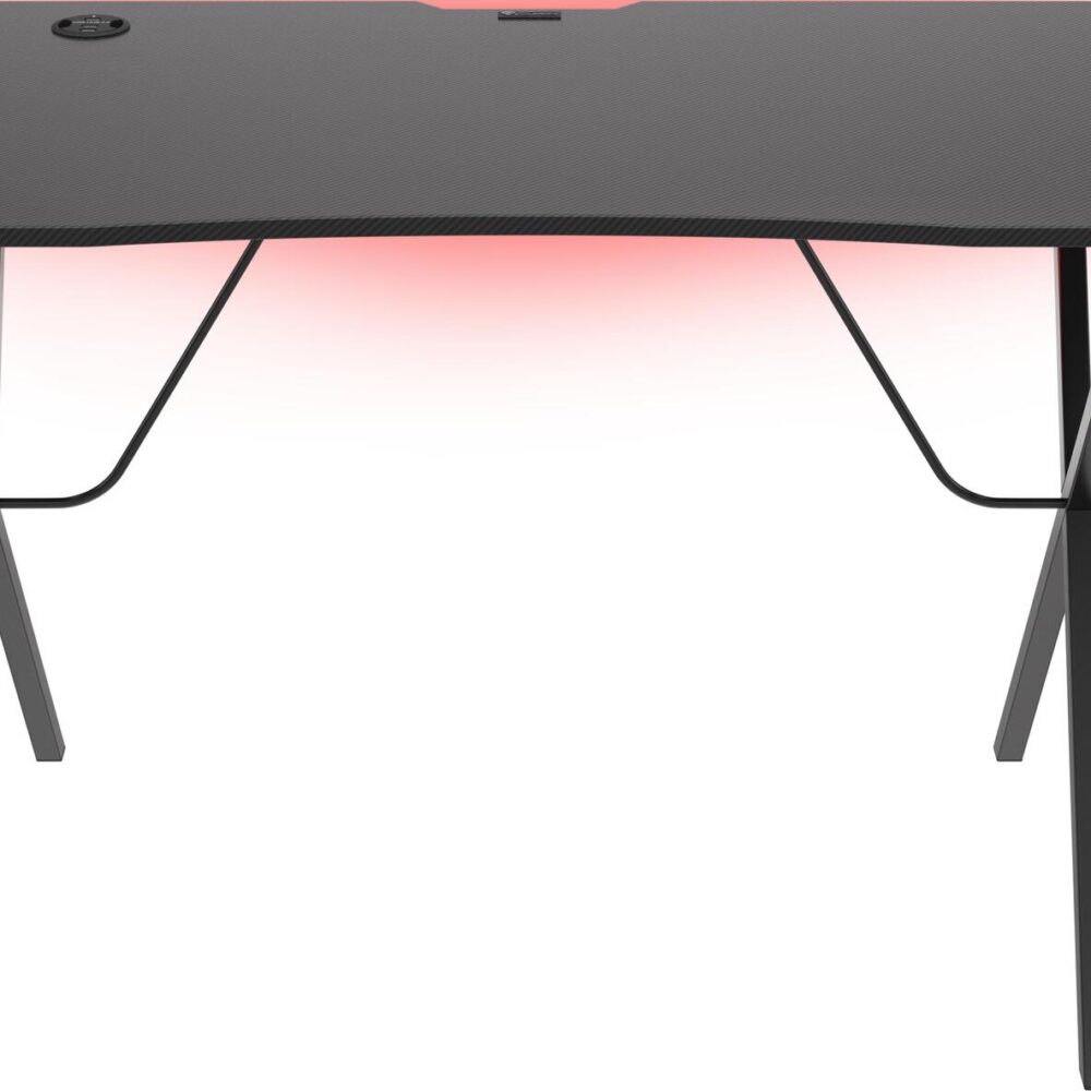 Genesis Gaming Tisch HOLM 200 RGB schwarz (113cm x 75cm) (NDS-1606)