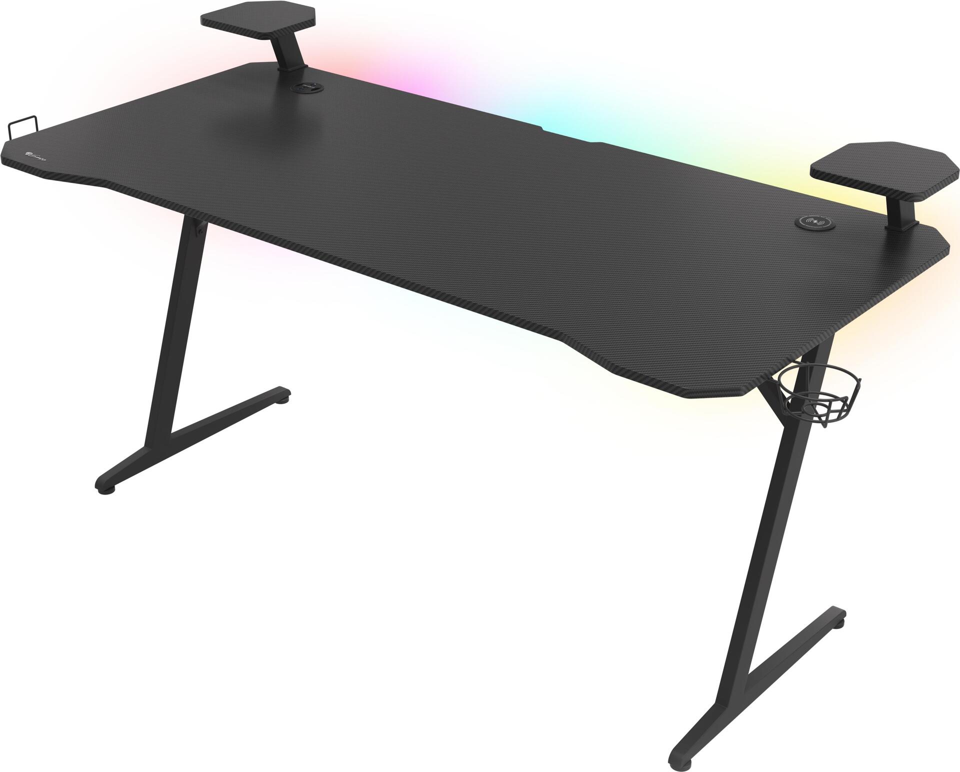 Genesis Gaming Tisch HOLM 510 RGB schwarz (160cm x 75cm) (NDS-1732)
