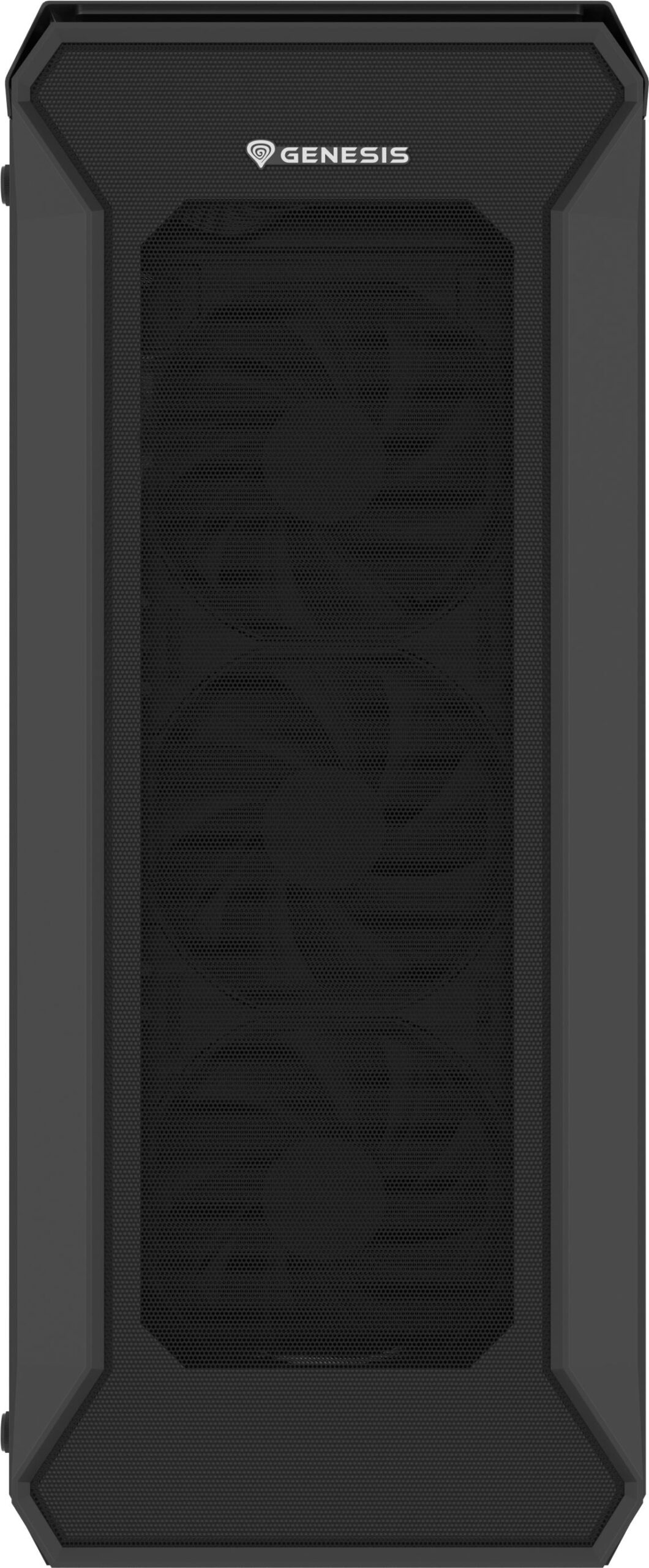 Genesis Gehäuse IRID 505F mit Sichtfenster schwarz (NPC-1997)