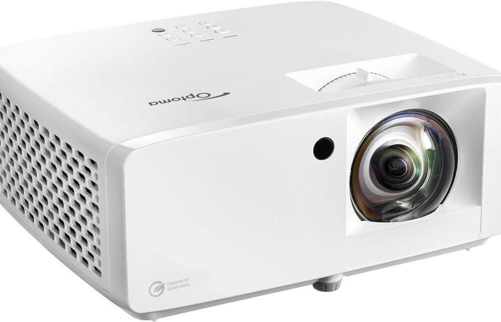 Optoma ZK430ST - DLP-Projektor - Laser - 3D - 3700 lm - 3840 x 2160 - 16:9 - 4K - LAN - weiß (E9PD7LD11EZ1)