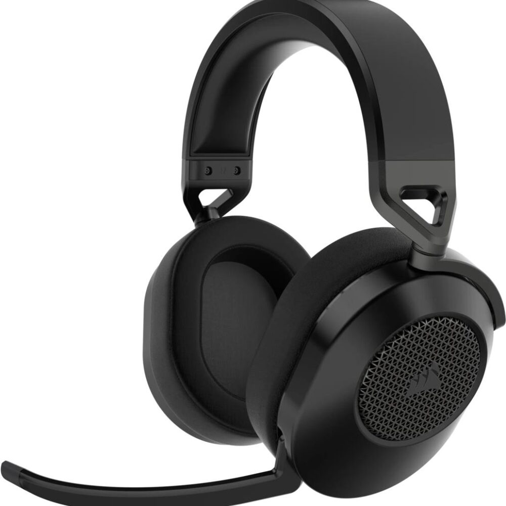 CORSAIR Gaming HS65 WIRELESS - Headset - ohrumschließend - Bluetooth / 2,4 GHz Funkfrequenz - kabellos - Kohle (CA-9011285-EU2)