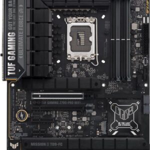 ASUS TUF GAMING Z790-PRO WIFI - Motherboard - ATX - LGA1700-Sockel - Z790 Chipsatz - USB-C 3,2 Gen 2x2, USB-C 3,2 Gen2, USB 3,2 Gen 1, USB 3,2 Gen 2 - Wi-Fi, Bluetooth - Onboard-Grafik (CPU erforderlich) - HD Audio (8-Kanal) (90MB1FJ0-M0EAY0)