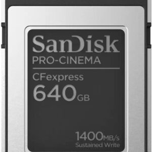 SanDisk PRO-CINEMA - Flash-Speicherkarte - 320GB - CFexpress Typ B (SDCFEC-640G-GN4NN)