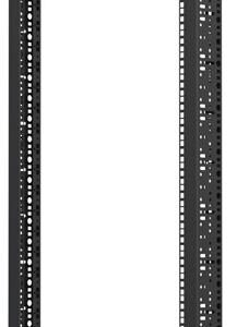 Schroff 23130-014 - Montagestange - Schwarz - Stahl - 38U - IEC 60297-1 (DIN 41 494 - Part 1) - 1800 mm (23130014)